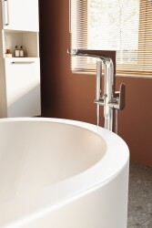 Artema Root Round Küvet Bataryası A42741 Yerden - El Duşlu - Krom - 2
