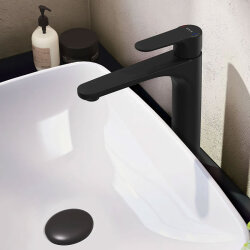 Artema Root Round Lavabo Bataryası A4270736 Çanak - Mat Siyah - 2