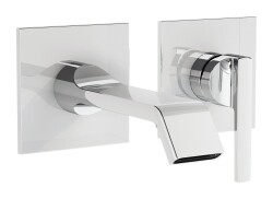 VitrA Suit Ankastre Lavabo Bataryası A42782 Sıva Üstü Grubu - Krom 