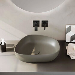 VitrA Suit Ankastre Lavabo Bataryası A4278239 Sıva Üstü Grubu - Parlak Siyah - 3