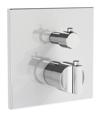 VitrA Suit Ankastre Termostatik Banyo Bataryası A42874 Sıva Üstü Grubu - V-Box - Krom - 1