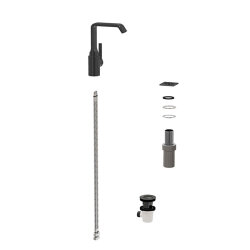 VitrA Suit Lavabo Bataryası A4261639 Yandan - Parlak Siyah - 3