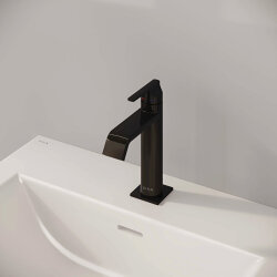 VitrA Suit Lavabo Bataryası A4281639 Üstten - Parlak Siyah - 5