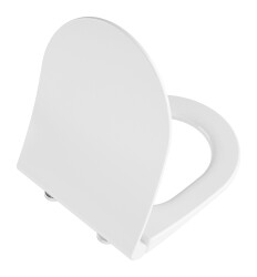 VitrA Universal Klozet kapağı 110-003-009 Slim - duroplast - üstten sıkmalı - yavaş kapanır - metal menteşeli - beyaz 