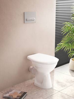 VitrA Universal Klozet kapağı 115-003-003 Duroplast - alttan sıkmalı - metal menteşeli - beyaz - 2