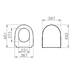 VitrA 220-003R009 Nest QuantumFlush İnce Klozet Kapağı - 4