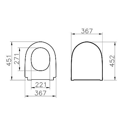 VitrA 220-003R009 Nest QuantumFlush İnce Klozet Kapağı - 4