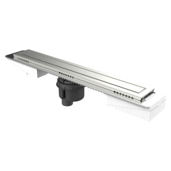 VitrA 5701203 Elegant V-Flow Duş Kanalı DK100 050 Mat Alttan Sifonlu - VitrA