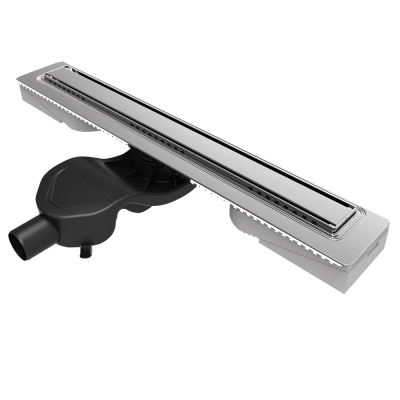 VitrA 5701216 Elegant V-Flow DK100 60 Cm Duş Kanalı - Krom - Yandan - 1