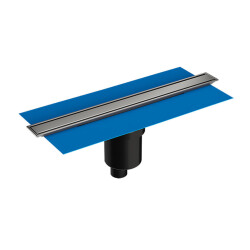 VitrA 59980479000 Eco Flow DK100 60cm Duş Kanalı - Mat Krom Alttan- 5702035 - VitrA