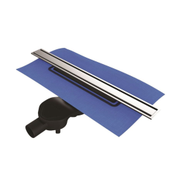 VitrA 59980480000 Eco-Flow V-Flow Dk100 60 Cm Duş Kanalı - Mat Krom Yandan - VitrA