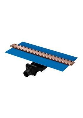 VitrA 59980551000 Eco Flow DK100 40cm Duş Kanalı - Bakır Yandan - 5702693 - 1