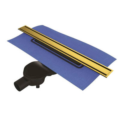 VitrA 59980563000 Eco Flow DK100 60 cm Duş Kanalı - Parlak Altın Yandan - - 5702705 - 1