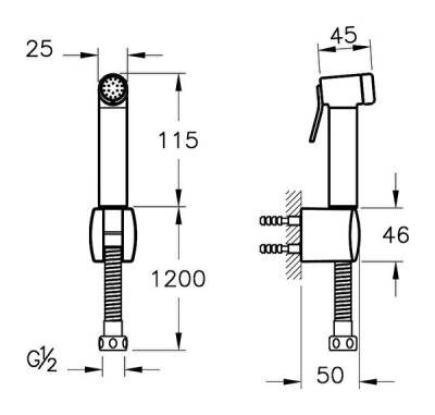 VitrA Taharet Duşu A4574723 Altın - 2