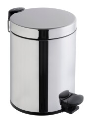 VitrA Arkitekta Çöp Kovası A44055 4 - 5 Lt. - Parlak Paslanmaz Çelik - 1