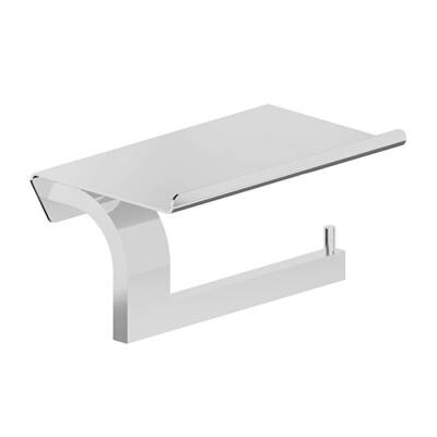 VitrA Arkitekta A44444 Etajerli Tuvalet Kağıtlığı, Krom - 1