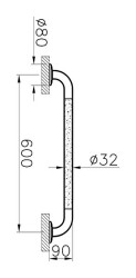 VitrA Arkitekta Tutunma barı A44449 60 cm - 3