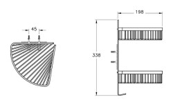 VitrA Base 400 Malzemelik A44160 İkili - Krom - 2