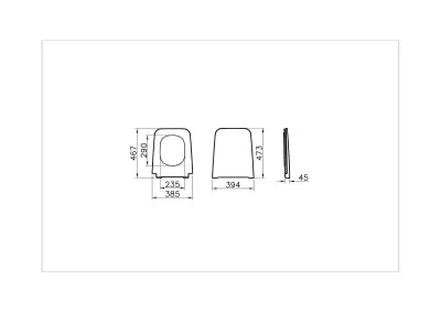 VitrA Equal Rim-Ex Asma Klozet ve Soft Kapak Takımı - Beyaz - 6