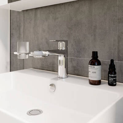 VitrA Flow Soft A43009 Lavabo Bataryası, Krom - 4