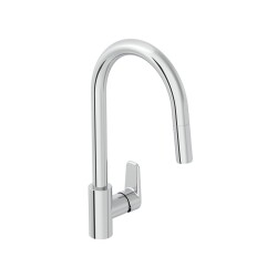 VitrA Flow Soft A43445 Eviye Bataryası, Krom - 1
