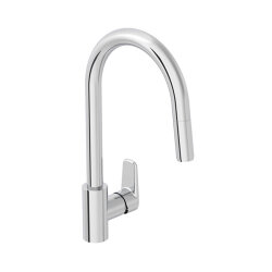 VitrA Flow Soft A43445 Eviye Bataryası, Krom