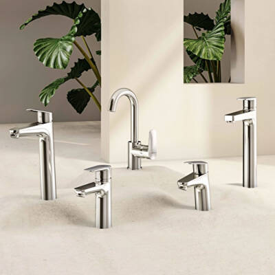 VitrA Flow Square A42936 Lavabo Bataryası, Krom - 3