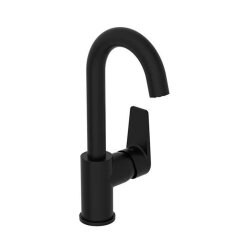 VitrA Flow Square A4316536 Lavabo Bataryası, Mat Siyah