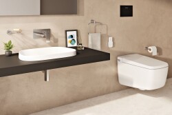 VitrA Frame Tezgahüstü lavabo 5652B403-0016 Oval - 55x39 cm - armatür deliksiz - su taşma deliksiz - Clean - beyaz - 2