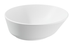 VitrA Geo Çanak lavabo 7421B001-0016 Yuvarlak - kompakt - 40x38 cm - armatür deliksiz - su taşma deliksiz - mat beyaz 