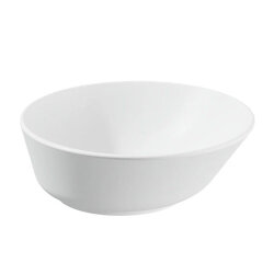 VitrA Geo Çanak Lavabo 7421B001-0016 Yuvarlak - Kompakt - 40x38 cm - Armatür Deliksiz - Su Taşma Deliksiz - Mat Beyaz