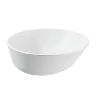 VitrA Geo Çanak Lavabo 7421B001-0016 Yuvarlak - Kompakt - 40x38 cm - Armatür Deliksiz - Su Taşma Deliksiz - Mat Beyaz - 1