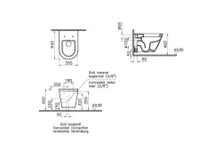 VitrA Integra Asma Klozet, Soft Kapak ve Gömme Rezervuar Seti, 54cm - 4