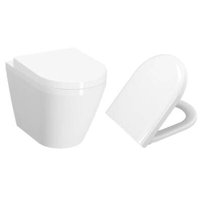 VitrA Integra Asma Klozet ve Soft Kapak Takımı - 54 cm - Beyaz - 1