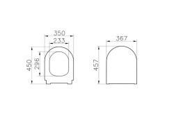VitrA Integra Rim-Ex Asma Klozet ve Kapak Takımı, Mat Beyaz - 5