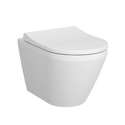 VitrA Integra Rim-Ex Asma Klozet ve Soft Kapak Takımı, Beyaz - 2