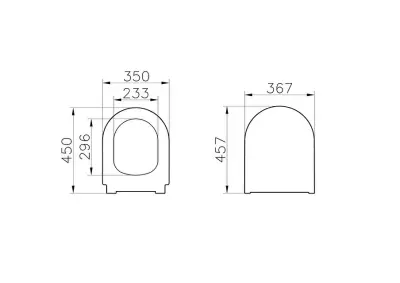 VitrA Integra Rim-Ex Asma Klozet ve Soft Kapak Takımı - Mat Beyaz - 5