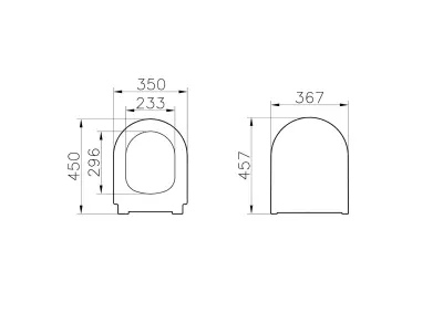 VitrA Integra Rim-Ex Asma Klozet ve Soft Kapak Takımı - Siyah - 5