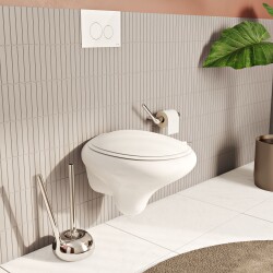 VitrA İstanbul Klozet kapağı 166-003-109 Duroplast - üstten sıkmalı - yavaş kapanır - metal menteşeli - beyaz - 3