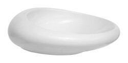 VitrA İstanbul Çanak lavabo 4280B403-0016 Yuvarlak - 60x55 cm - armatür deliksiz - su taşma deliksiz - Clean - beyaz 