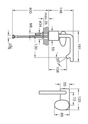 VitrA Istanbul Lavabo Bataryası A41826 Krom - 4