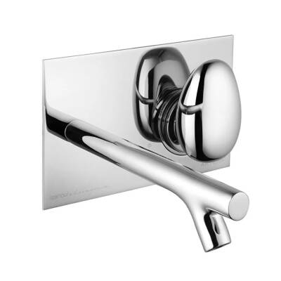 VitrA Istanbul Ankastre Lavabo Bataryası A42231 Sıva Üstü Grubu - Krom - 1