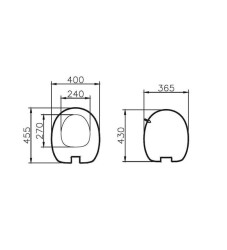 VitrA İstanbul Rim-Ex Asma Klozet ve Slim Soft Kapak Seti - Beyaz - 6