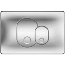 VitrA 711-1085 Kumanda Paneli - Çift Kademeli Mat Krom - 1