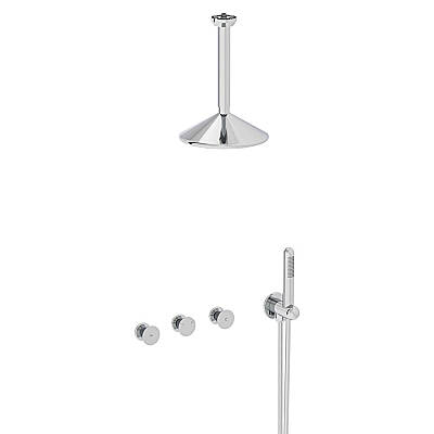 VitrA Liquid Ankastre Duş Seti A42777 Krom - 1