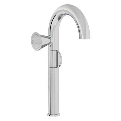 VitrA Liquid Lavabo Bataryası A42794 Yüksek - Soldan Kullanım - Krom - 1