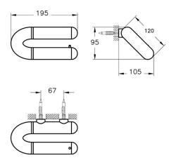 VitrA Liquid Tuvalet Kağıtlığı A44565 Krom - 4