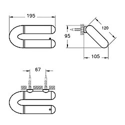 VitrA Liquid Tuvalet Kağıtlığı A44565 Krom - 3