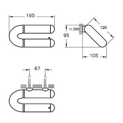 VitrA Liquid Tuvalet Kağıtlığı A44565 Krom - 3