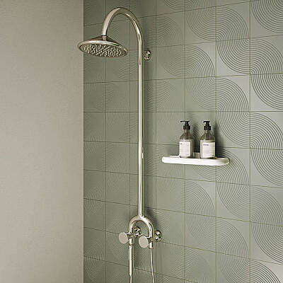 VitrA Liquid Tom Dixon Termostatik Duş Sistemi A47219 Krom - 3